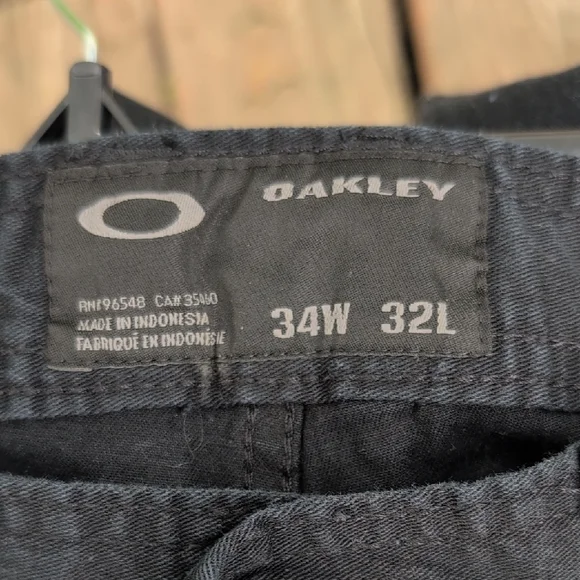 Oakley Black Denim Pants - Picture 2 of 9